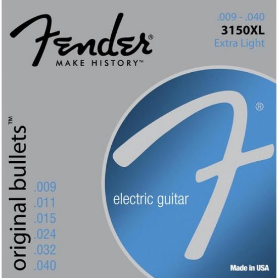 Encordoamento Para Guitarra Original Bullets 3150 0.09 FENDER (45103)