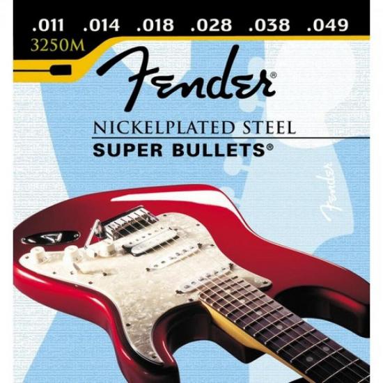 Encordoamento Para Guitarra 011 Super 250 FENDER (45105)