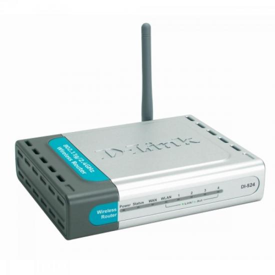 Roteador Wireless 150Mbps DI524/Z Preto D-LINK por 0,00 à vista no boleto/pix ou parcele em até 1x sem juros. Compre na loja Mundomax!