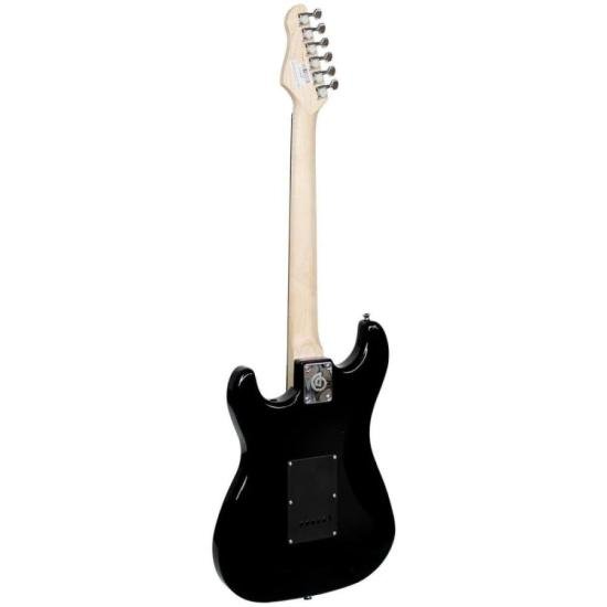 Guitarra Giannini G101 Preta Elétrica Com Escudo Preto por 863,00 à vista no boleto/pix ou parcele em até 10x sem juros. Compre na loja Mundomax!