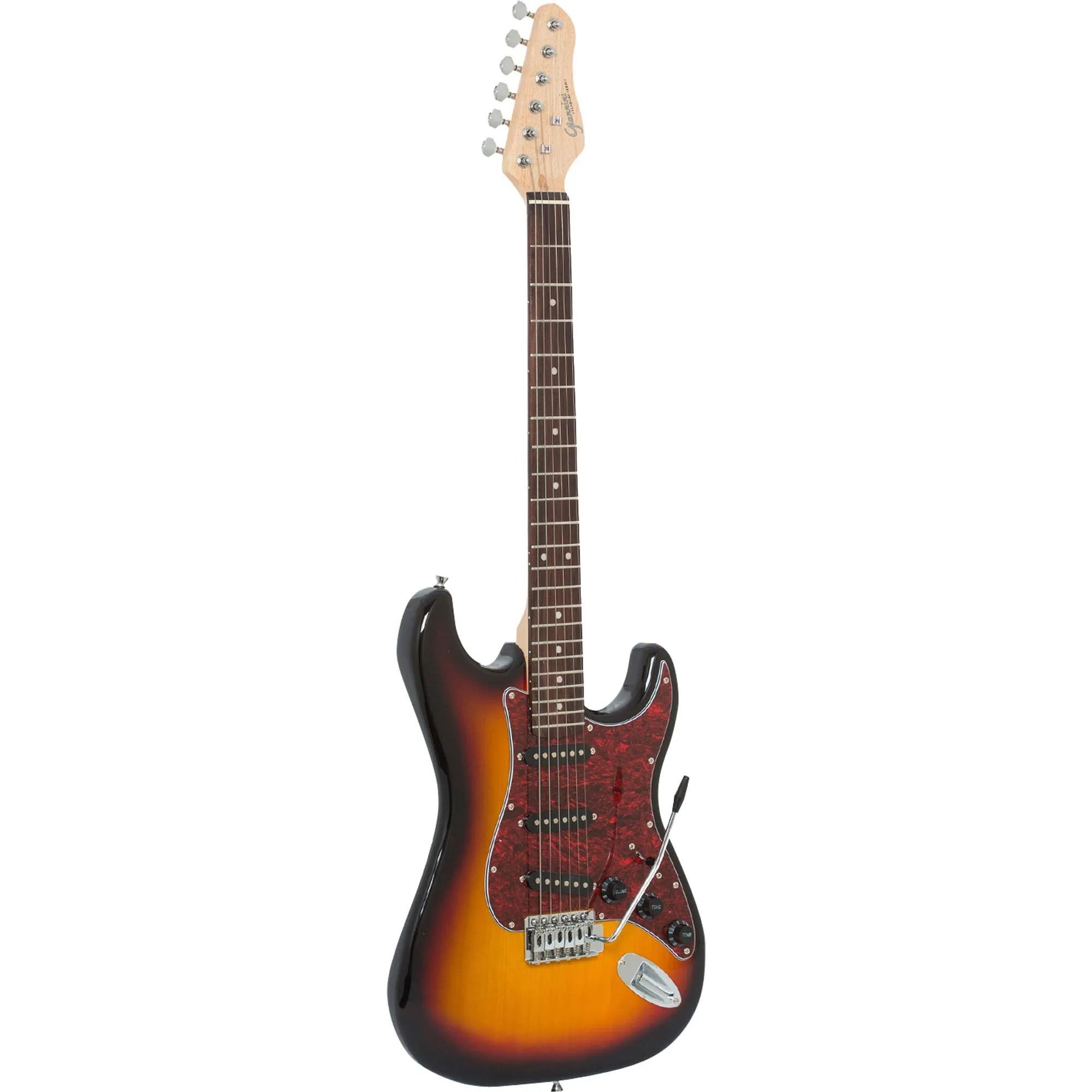 Guitarra Giannini G100 Sunburst Com Escudo Tortoise por 861,90 à vista no boleto/pix ou parcele em até 10x sem juros. Compre na loja Mundomax!