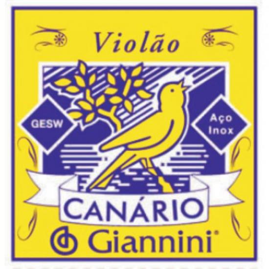 Encordoamento para Violão Aço Série Canário Média GESW SGIANNINI por 0,00 à vista no boleto/pix ou parcele em até 1x sem juros. Compre na loja Mundomax!