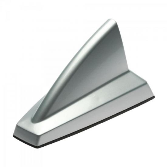 Antena Digital Amplificada Shark Prata OLIMPUS por 0,00 à vista no boleto/pix ou parcele em até 1x sem juros. Compre na loja Mundomax!