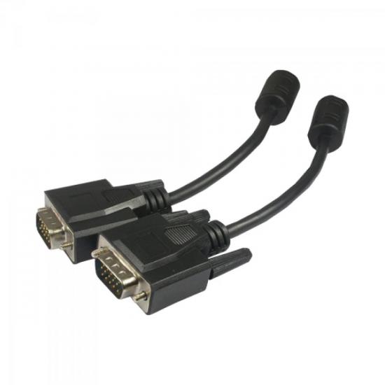 Cabo VGA HDB15M x HDB15M 5 MT Preto c/ Filtro GENÉRICO por 32,90 à vista no boleto/pix ou parcele em até 1x sem juros. Compre na loja Mundomax!