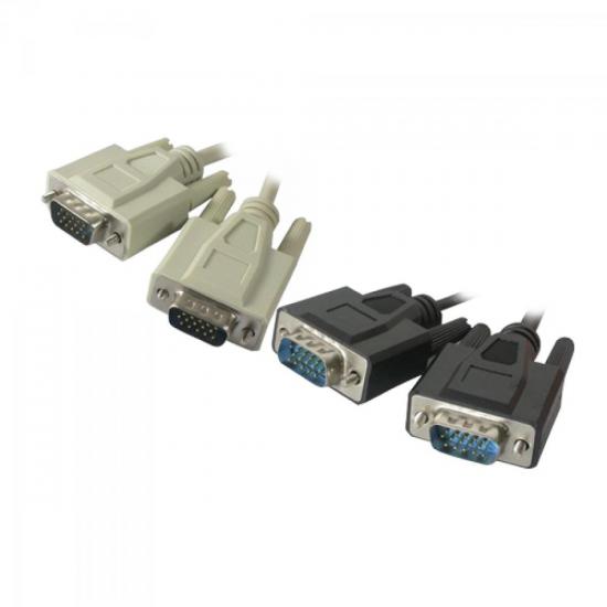 Cabo VGA HDB15M x HDB15M 5 MT Preto c/ Filtro GENÉRICO por 32,90 à vista no boleto/pix ou parcele em até 1x sem juros. Compre na loja Mundomax!