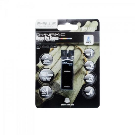 Hub 4 Portas 480 Mbps DYNAMIC Preto E-BLUE por 0,00 à vista no boleto/pix ou parcele em até 1x sem juros. Compre na loja Mundomax!