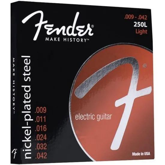 Encordoamento Para Guitarra 0.09 Super 250S FENDER (45418)