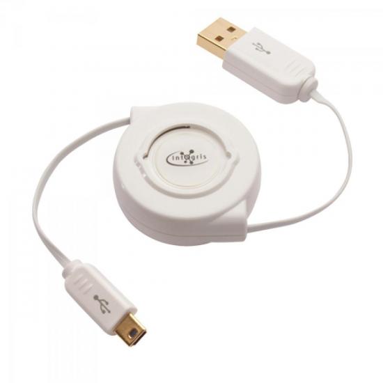 Cabo USB 2.0 Retrátil 0,8M Branco INTEGRIS por 29,54 à vista no boleto/pix ou parcele em até 1x sem juros. Compre na loja Mundomax!