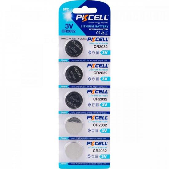 Pilha Moeda CR2032 Lithium GENÉRICO (cartela c/ 5 uni.) por 12,99 à vista no boleto/pix ou parcele em até 1x sem juros. Compre na loja Mundomax!