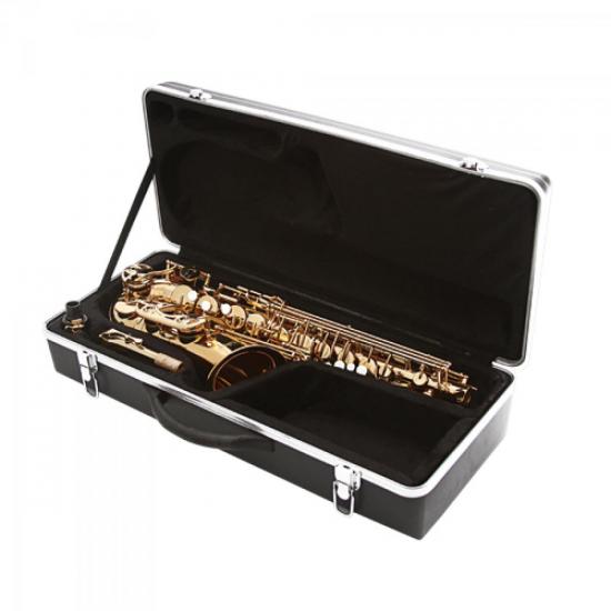 Saxofone Alto WSA GD Eb Laqueado WALDMAN por 0,00 à vista no boleto/pix ou parcele em até 1x sem juros. Compre na loja Mundomax!