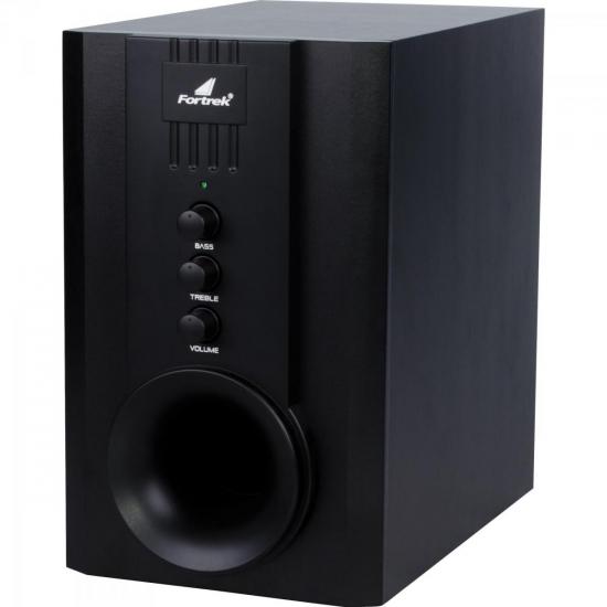 Caixa Multimídia 2.1 40W RMS MS2105 Bivolt Marrom FORTREK por 0,00 à vista no boleto/pix ou parcele em até 1x sem juros. Compre na loja Mundomax!