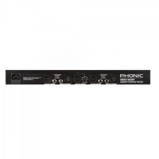 Equalizador GEQ1502 2 Canais PHONIC por 0,00 à vista no boleto/pix ou parcele em até 1x sem juros. Compre na loja Mundomax!