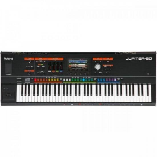 Teclado Sintetizador ROLAND 76 Teclas Clássico Jupiter 80 Preto por 0,00 à vista no boleto/pix ou parcele em até 1x sem juros. Compre na loja Mundomax!