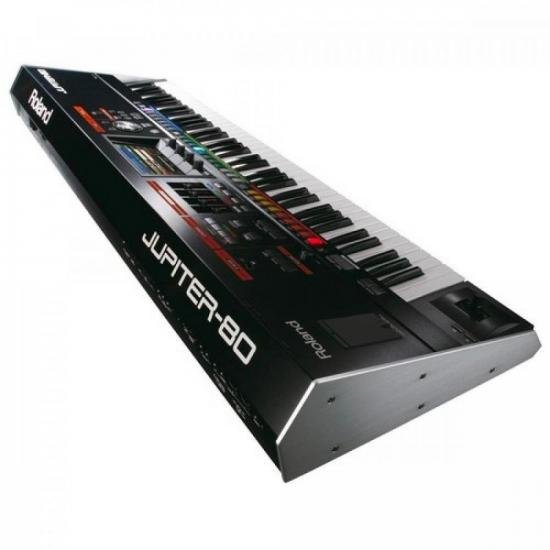 Teclado Sintetizador ROLAND 76 Teclas Clássico Jupiter 80 Preto