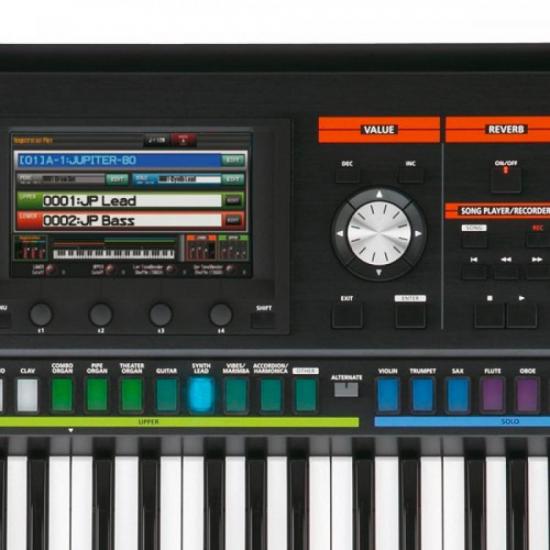 Teclado Sintetizador ROLAND 76 Teclas Clássico Jupiter 80 Preto por 0,00 à vista no boleto/pix ou parcele em até 1x sem juros. Compre na loja Mundomax!