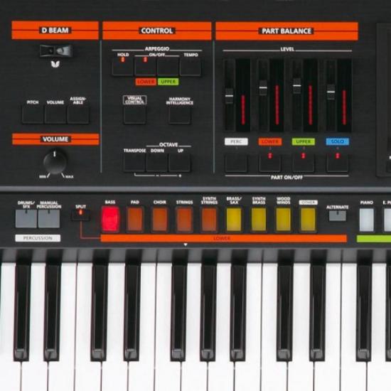 Teclado Sintetizador ROLAND 76 Teclas Clássico Jupiter 80 Preto por 0,00 à vista no boleto/pix ou parcele em até 1x sem juros. Compre na loja Mundomax!