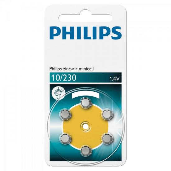 Bateria Auditiva 1,4V VZA10B6A C/6 PHILIPS por 0,00 à vista no boleto/pix ou parcele em até 1x sem juros. Compre na loja Mundomax!