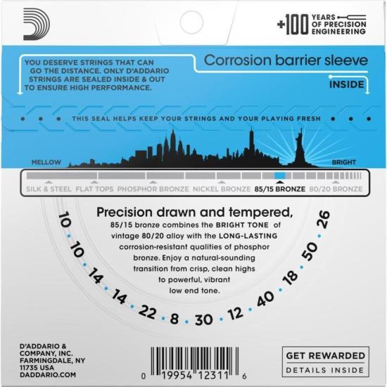 Encordoamento Violão Aço 12 Cordas .010-.050 85/15 Bronze EZ940 por 105,00 à vista no boleto/pix ou parcele em até 4x sem juros. Compre na loja Mundomax!