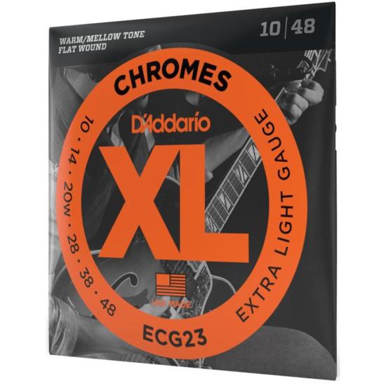 Encordoamento Guitarra .010-.048 XL Chromes ECG23 D\