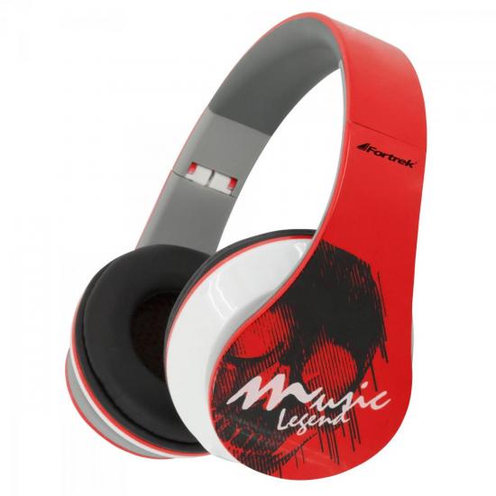 Fone de Ouvido HP-901RD Vermelho FORTREK por 0,00 à vista no boleto/pix ou parcele em até 1x sem juros. Compre na loja Mundomax!