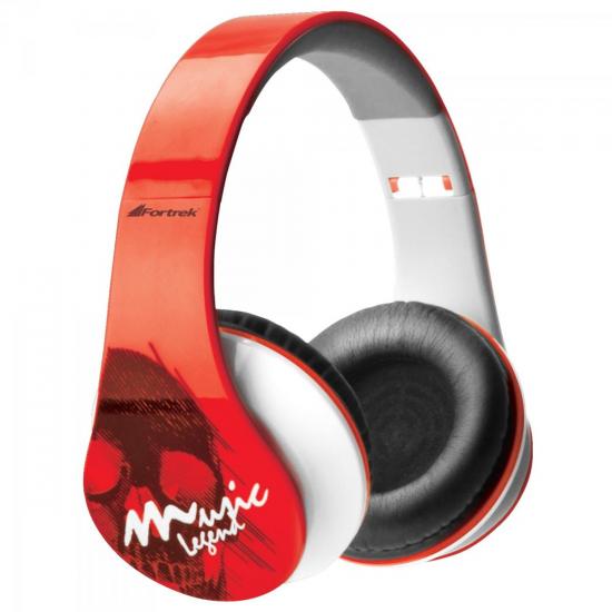 Fone de Ouvido HP-901RD Vermelho FORTREK por 0,00 à vista no boleto/pix ou parcele em até 1x sem juros. Compre na loja Mundomax!