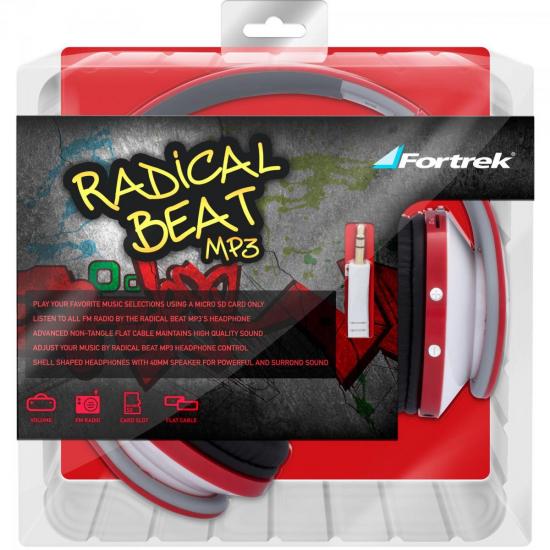 Fone de Ouvido HP-902RD Vermelho FORTREK por 0,00 à vista no boleto/pix ou parcele em até 1x sem juros. Compre na loja Mundomax!