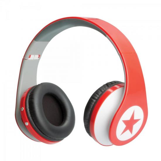 Fone de Ouvido HP-902RD Vermelho FORTREK por 0,00 à vista no boleto/pix ou parcele em até 1x sem juros. Compre na loja Mundomax!