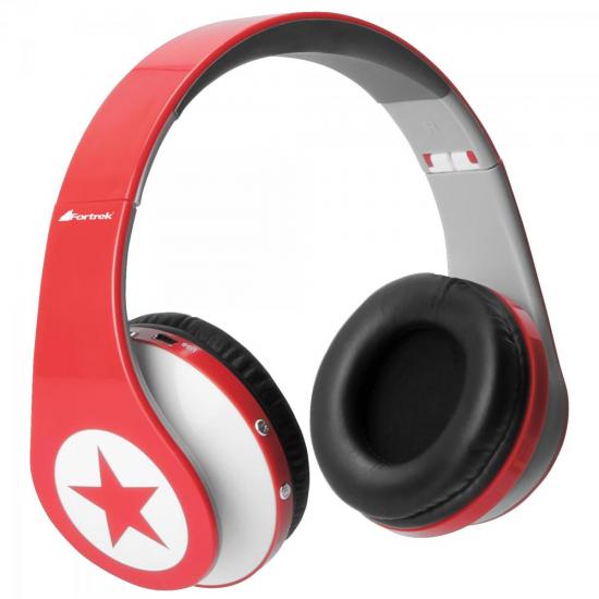 Fone de Ouvido HP-902RD Vermelho FORTREK por 0,00 à vista no boleto/pix ou parcele em até 1x sem juros. Compre na loja Mundomax!