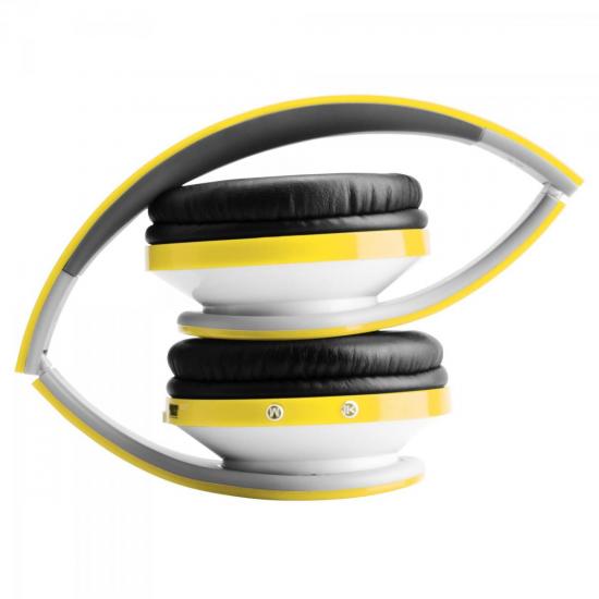 Fone de Ouvido HP-902YL Amarelo FORTREK por 0,00 à vista no boleto/pix ou parcele em até 1x sem juros. Compre na loja Mundomax!