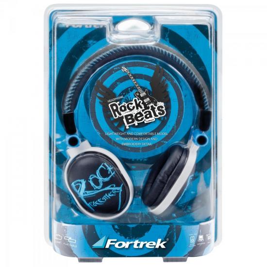 Fone de Ouvido HP-603BL Azul FORTREK por 0,00 à vista no boleto/pix ou parcele em até 1x sem juros. Compre na loja Mundomax!