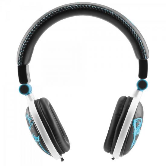 Fone de Ouvido HP-603BL Azul FORTREK por 0,00 à vista no boleto/pix ou parcele em até 1x sem juros. Compre na loja Mundomax!