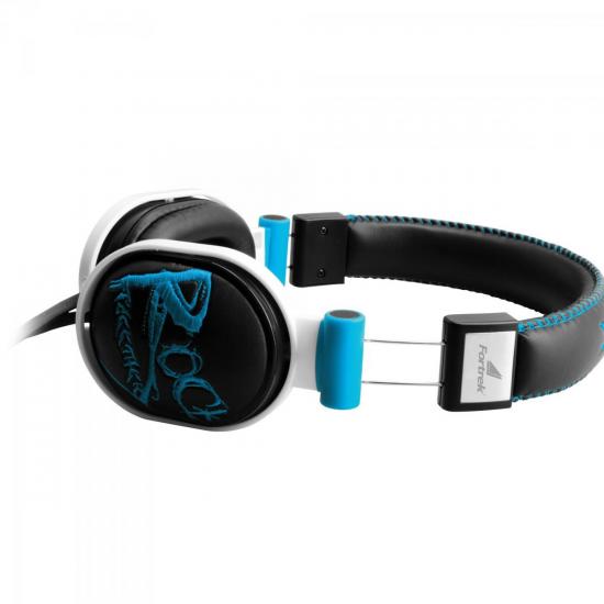 Fone de Ouvido HP-603BL Azul FORTREK por 0,00 à vista no boleto/pix ou parcele em até 1x sem juros. Compre na loja Mundomax!