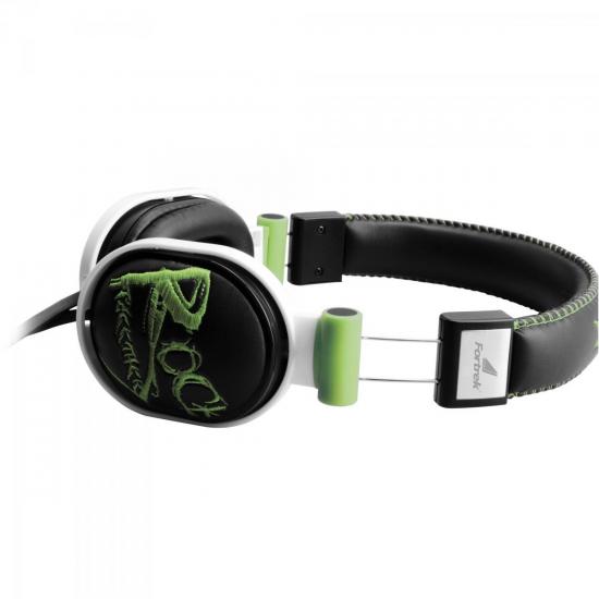 Fone de Ouvido HP-603GR Verde FORTREK por 0,00 à vista no boleto/pix ou parcele em até 1x sem juros. Compre na loja Mundomax!