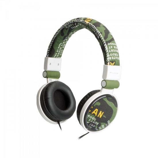 Fone de Ouvido HP-601GR Verde FORTREK por 0,00 à vista no boleto/pix ou parcele em até 1x sem juros. Compre na loja Mundomax!