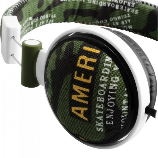 Fone de Ouvido HP-601GR Verde FORTREK por 0,00 à vista no boleto/pix ou parcele em até 1x sem juros. Compre na loja Mundomax!