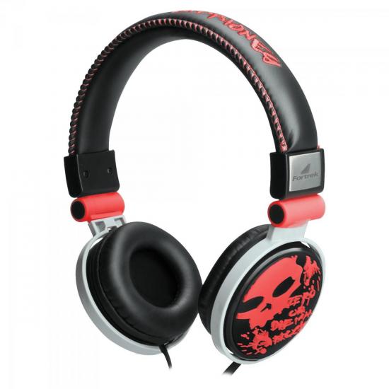 Fone de Ouvido HP-602RD Vermelho FORTREK por 0,00 à vista no boleto/pix ou parcele em até 1x sem juros. Compre na loja Mundomax!