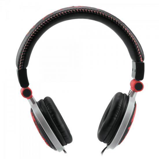 Fone de Ouvido HP-602RD Vermelho FORTREK por 0,00 à vista no boleto/pix ou parcele em até 1x sem juros. Compre na loja Mundomax!