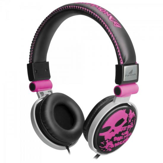 Fone de Ouvido HP-602PP Roxo FORTREK por 0,00 à vista no boleto/pix ou parcele em até 1x sem juros. Compre na loja Mundomax!