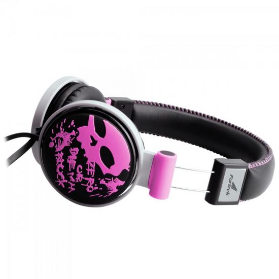 Fone de Ouvido HP-602PP Roxo FORTREK por 0,00 à vista no boleto/pix ou parcele em até 1x sem juros. Compre na loja Mundomax!