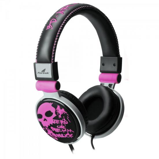 Fone de Ouvido HP-602PP Roxo FORTREK por 0,00 à vista no boleto/pix ou parcele em até 1x sem juros. Compre na loja Mundomax!