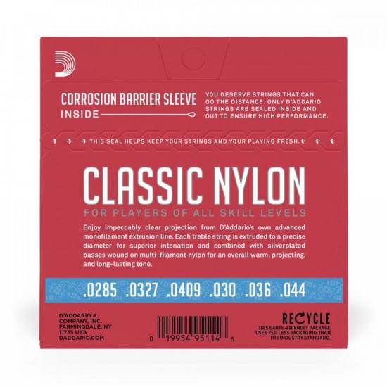 Encordoamento Violão Nylon Tensão Alta Student EJ27H D\