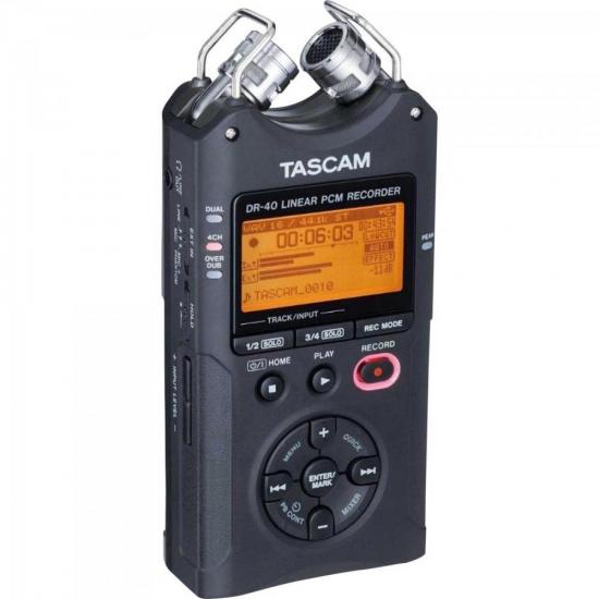 Gravador Tascam DR40 por 0,00 à vista no boleto/pix ou parcele em até 1x sem juros. Compre na loja Mundomax!