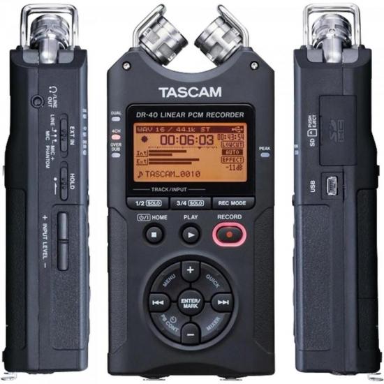 Gravador Tascam DR40 por 0,00 à vista no boleto/pix ou parcele em até 1x sem juros. Compre na loja Mundomax!