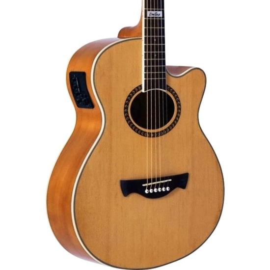 Violão Tagima Dallas Tuner Eletroacústico Aço Natural Satin por 965,99 à vista no boleto/pix ou parcele em até 10x sem juros. Compre na loja Mundomax!