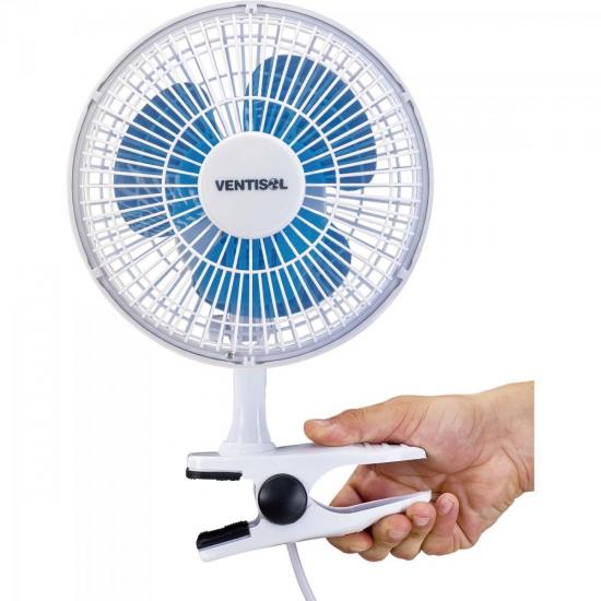 Ventilador de Mesa 20cm 127V MINI Azul/Branco VENTISOL por 0,00 à vista no boleto/pix ou parcele em até 1x sem juros. Compre na loja Mundomax!