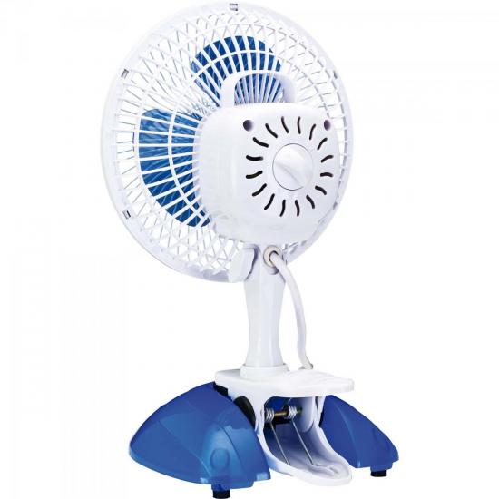 Ventilador de Mesa 20cm 220V MINI Azul/Branco VENTISOL por 0,00 à vista no boleto/pix ou parcele em até 1x sem juros. Compre na loja Mundomax!