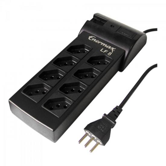 Filtro de Linha 8 Tomadas NBR Bivolt Personal Preto ENERMAX por 0,00 à vista no boleto/pix ou parcele em até 1x sem juros. Compre na loja Mundomax!