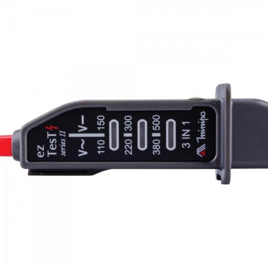 Testador de Tensão EZ TEST II Preto MINIPA por 0,00 à vista no boleto/pix ou parcele em até 1x sem juros. Compre na loja Mundomax!