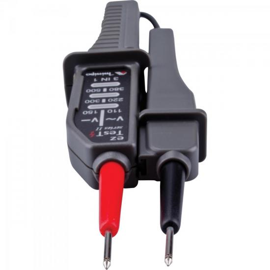 Testador de Tensão EZ TEST II Preto MINIPA por 0,00 à vista no boleto/pix ou parcele em até 1x sem juros. Compre na loja Mundomax!