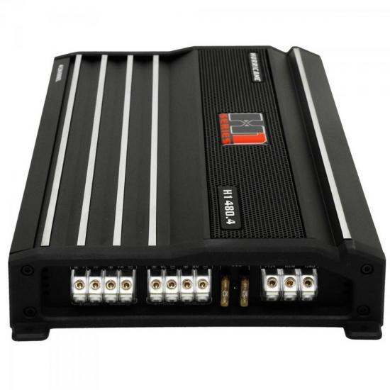 Módulo H1 480.4 2 Ohms 1920W RMS 4 Canais HURRICANE por 0,00 à vista no boleto/pix ou parcele em até 1x sem juros. Compre na loja Mundomax!